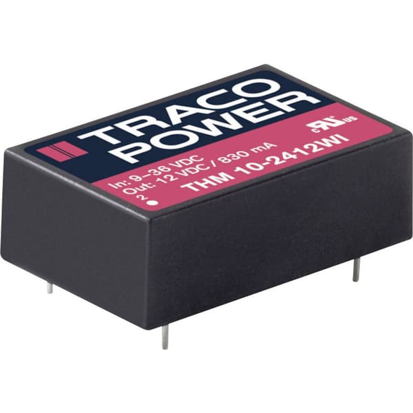 TracoPower THM 10-0512WI DC/DC-omvandlare kretskort 5 V/DC 12 V/DC 830 mA 10 W Antal utgångar: 1 x Innehåll 1 st