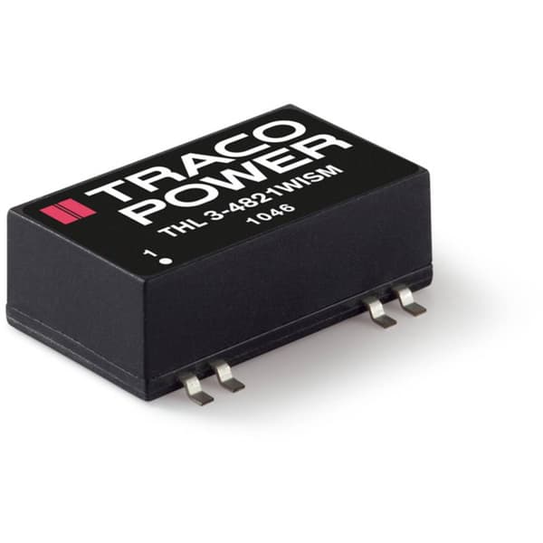 TracoPower THL 3-4811WISM DC/DC-omvandlare SMD 48 V/DC 5.1 V/DC 600 mA 3 W Antal utgångar: 1 x Innehåll 1 st