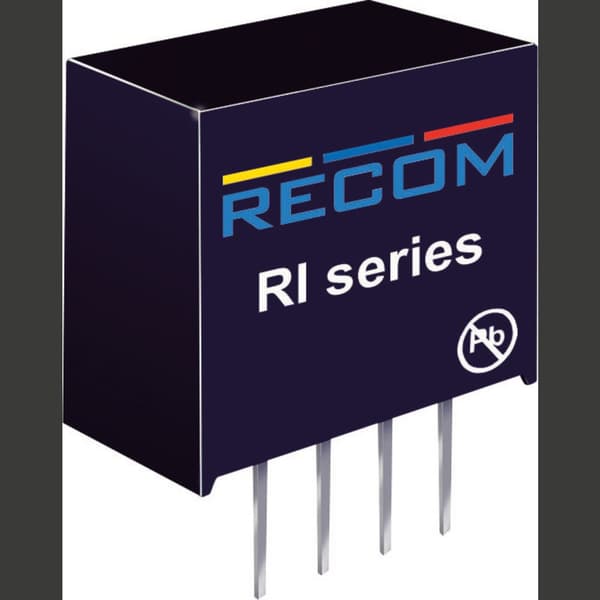 RECOM RI-2415S DC/DC-omvandlare kretskort 24 V/DC 5 V/DC 132 mA 2 W Antal utgångar: 1 x Innehåll 1 st