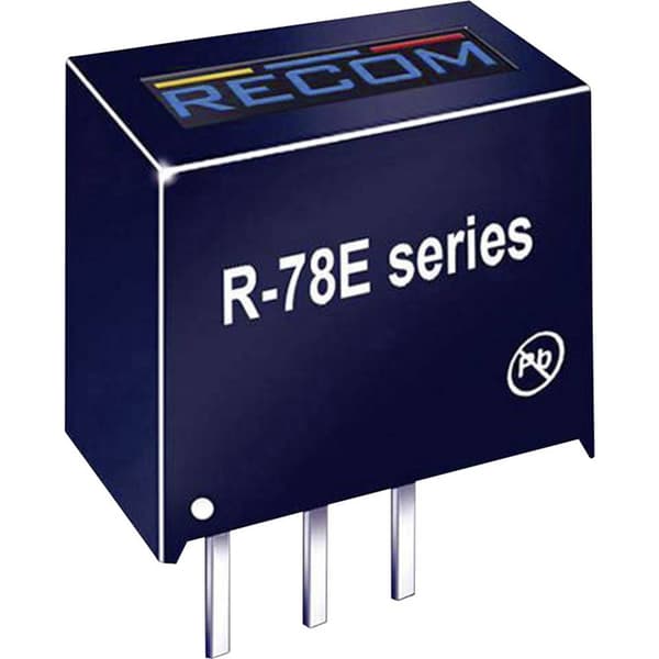 RECOM R-78E5.0-1.0 DC/DC-omvandlare kretskort 5 V 1 A 5 W Antal utgångar: 1 x Innehåll 1 st
