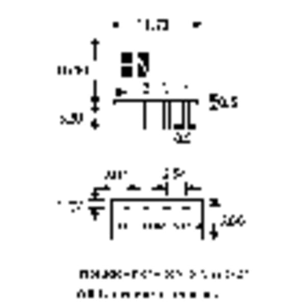 DC / DC-omvandlare 1 W SIL4 SIM1 HN Power SIM1-0503-SIL4
