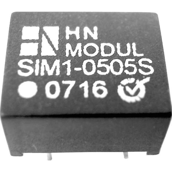 HN Power SIM1-1524S-DIL8 DC/DC-omvandlare kretskort 15 V/DC 24 V/DC 50 mA 1 W Antal utgångar: 1 x Innehåll 1 st