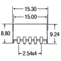 Miniatyrbild 3 av 3: RECOM R-78AA5.0-0.5SMD DC/DC-omvandlare SMD 8 V/DC 500 mA 20 W Antal utgångar: 1 x Innehåll 1 st