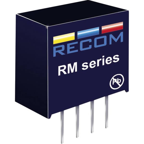 RECOM RM-3.33.3S DC/DC-omvandlare kretskort 3.3 V/DC 3.3 V/DC 76 mA 0.25 W Antal utgångar: 1 x Innehåll 1 st