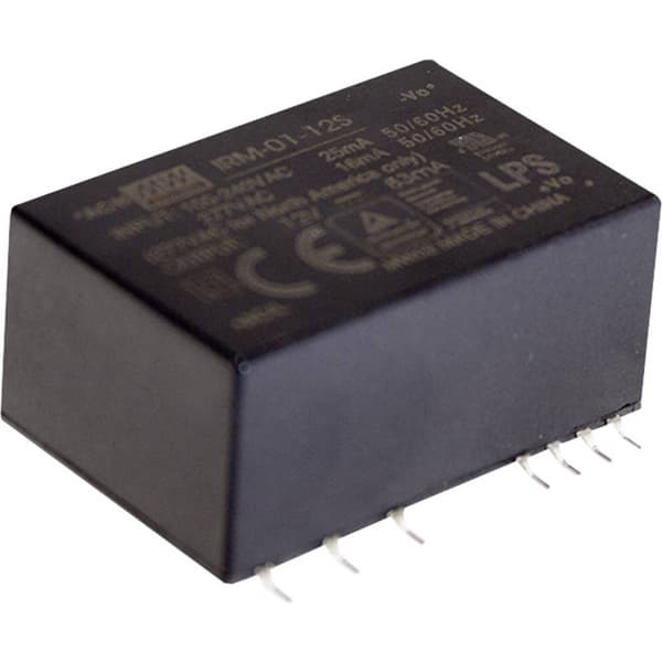 MW Mean Well IRM-01-3.3S AC/DV-nätdel för kretskort 3.3 V/DC 300 mA 1 W
