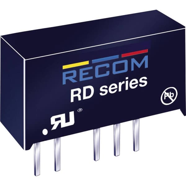 RECOM RD-1212D DC/DC-omvandlare kretskort 12 V/DC 12 V/DC, -12 V/DC 84 mA 2 W Antal utgångar: 2 x Innehåll 1 st