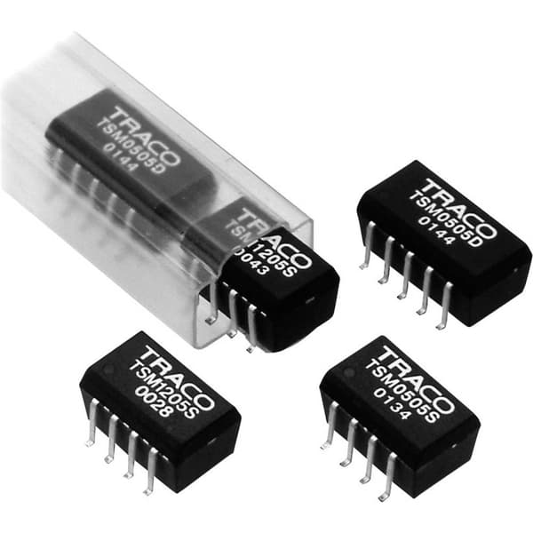 TracoPower TSM 2405D DC/DC-omvandlare SMD 24 V/DC 5 V/DC 200 mA 1 W Antal utgångar: 1 x Innehåll 1 st