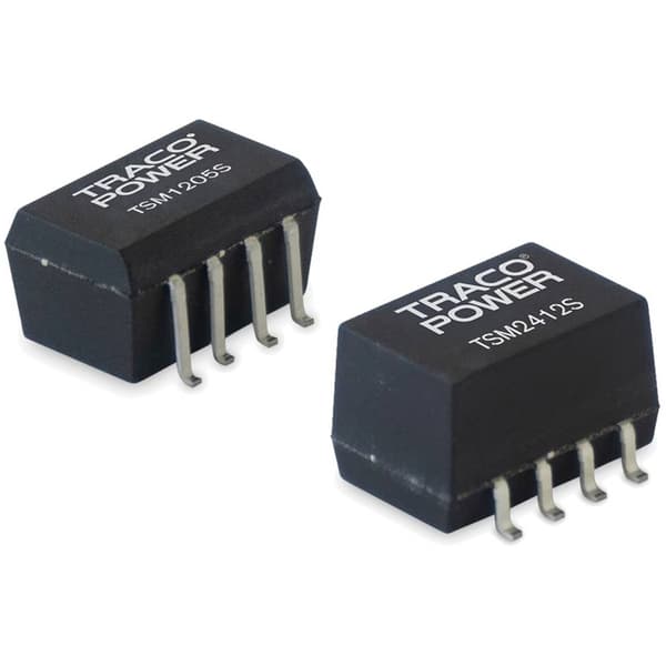 TracoPower TSM 2405D DC/DC-omvandlare SMD 24 V/DC 5 V/DC 200 mA 1 W Antal utgångar: 1 x Innehåll 1 st