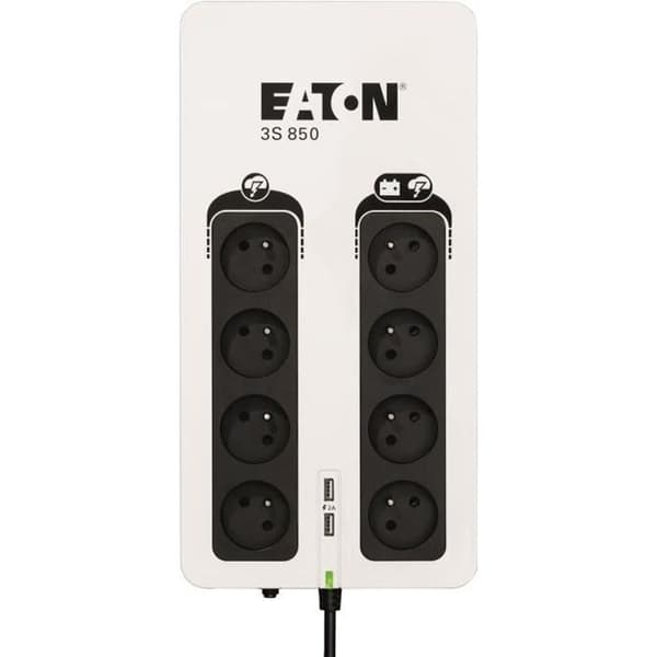 EATON Inverter 3S 850 FR Sort, Hvid