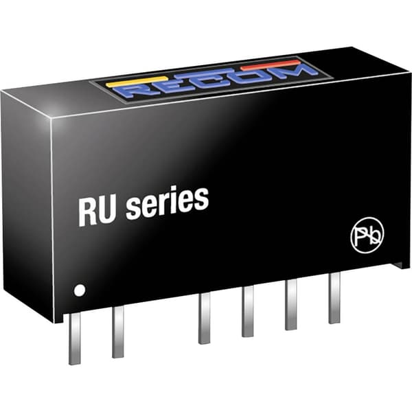 RECOM RU-050505 DC/DC-omvandlare kretskort 100 mA 1 W Antal utgångar: 2 x Innehåll 1 st