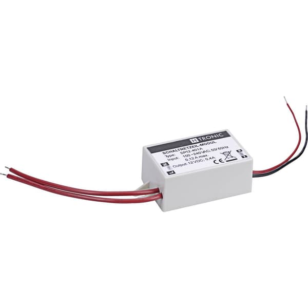 H-Tronic SP-12-401 A AC/DV-nätdel för kretskort 12 V/DC 0.4 A 4.8 W