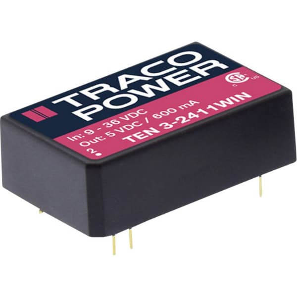 TracoPower TEN 3-2422WIN DC/DC-omvandlare kretskort 24 V/DC 12 V/DC, -12 V/DC 125 mA 3 W Antal utgångar: 2 x Innehåll 1