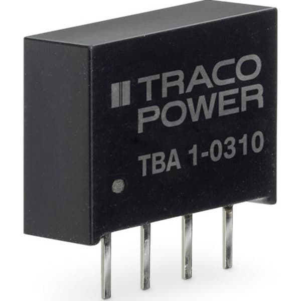 TracoPower TBA 1-0311 DC/DC-omvandlare kretskort 200 mA 1 W Antal utgångar: 1 x Innehåll 1 st
