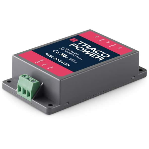 TracoPower TMDC 20-7215H DC/DC-omvandlare 830 mA 20 W Antal utgångar: 1 x Innehåll 1 st
