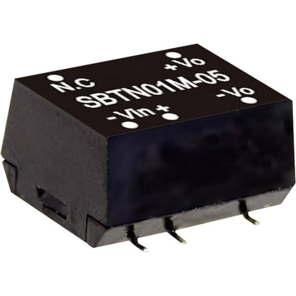 MW Mean Well SBTN01N-05 DC/DC-omvandlar-modul 200 mA 1 W Antal utgångar: 1 x Innehåll 1 st