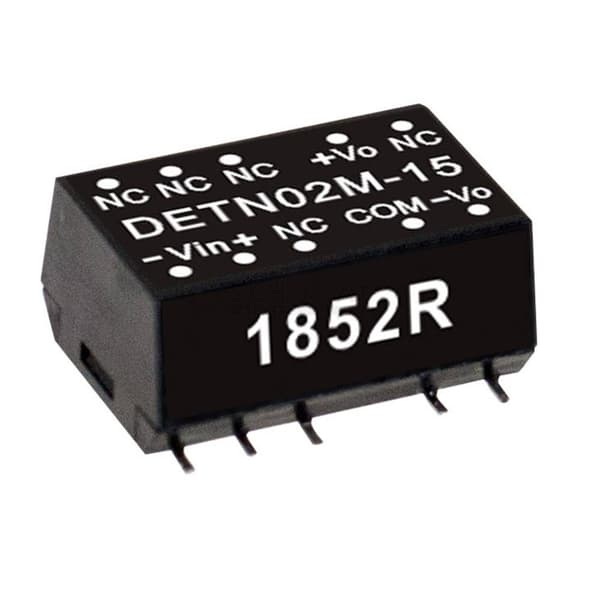 MW Mean Well DETN02L-15 DC/DC-omvandlar-modul 67 mA 2 W Antal utgångar: 2 x Innehåll 1 st