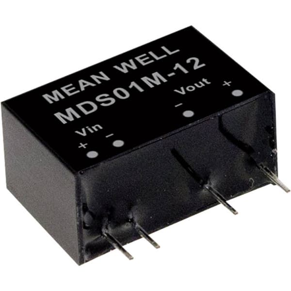 MW Mean Well MDS01M-12 DC/DC-omvandlar-modul 84 mA 1 W Antal utgångar: 1 x Innehåll 1 st