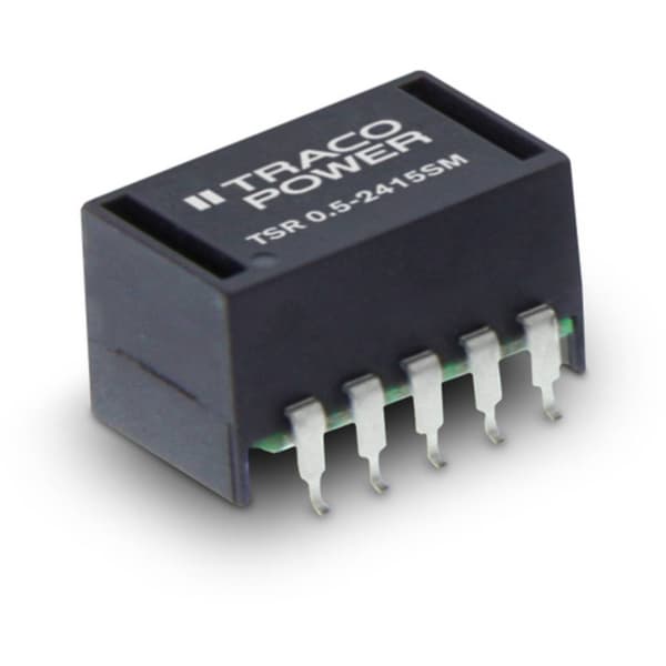 TracoPower TSR 0.5-2425SM DC/DC-omvandlare SMD 24 V/DC 12 V/DC 500 mA Antal utgångar: 1 x Innehåll 1 st
