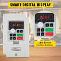 Miniatyrbild 4 av 11: 3KW 4HP VFD frekvensomriktare, intelligent digital display, kraftfull och stabil prestanda, låg brusdrift, effektiv värmeavledning