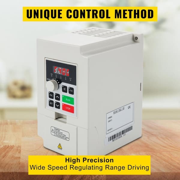 3KW 4HP VFD frekvensomriktare, intelligent digital display, kraftfull och stabil prestanda, låg brusdrift, effektiv värmeavledning