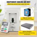 Miniatyrbild 6 av 11: 4KW 5.5HP VFD frekvensomriktare, intelligent digital display, kraftfull och stabil prestanda, låg brusdrift, effektiv värmeavledning, flera skydd