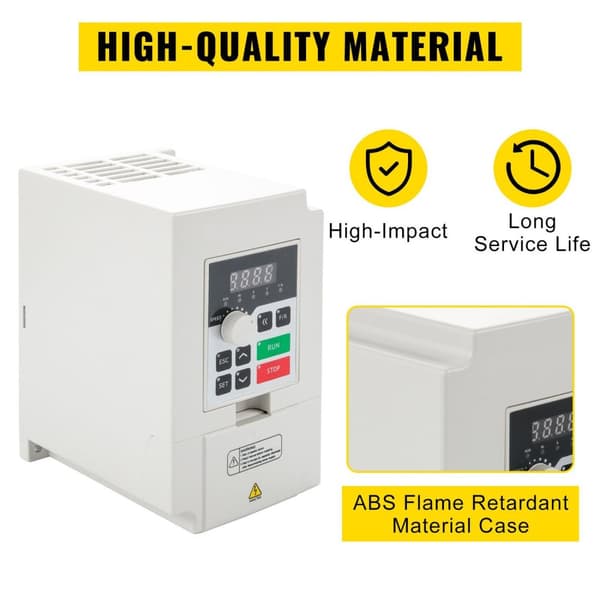 4KW 5.5HP VFD frekvensomriktare, intelligent digital display, kraftfull och stabil prestanda, låg brusdrift, effektiv värmeavledning, flera skydd