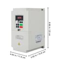 Miniatyrbild 11 av 11: 4KW 5.5HP VFD frekvensomriktare, intelligent digital display, kraftfull och stabil prestanda, låg brusdrift, effektiv värmeavledning, flera skydd