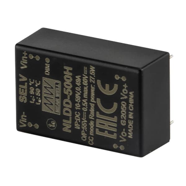 MW Mean Well NLDD-1050H DC/DC-omvandlare 6 V 1.05 A Innehåll 1 st