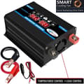Miniatyrbild 6 av 8: 300W 12V till 220V bil strömriktare med dubbel USB/dubbel digital display, modifierad sinusvåg, multipelskydd