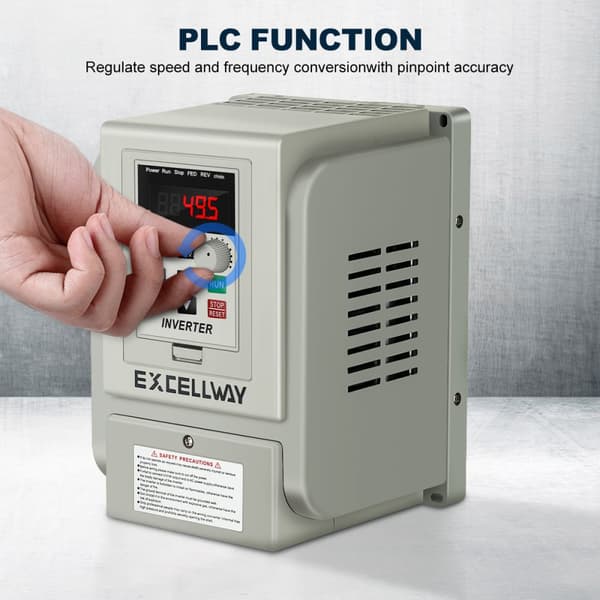 EXCELLWAY 3KW 220V PWM Styrväxelriktare 1-fasingång 3-fas växelriktare Variabel frekvensväxelriktare