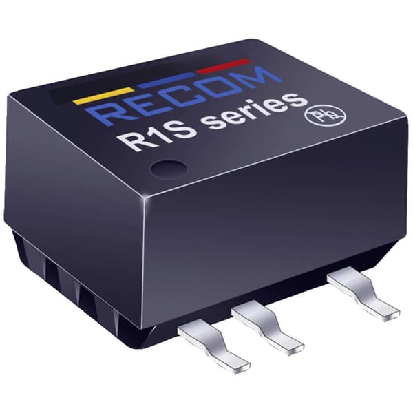 RECOM R1S-3.33.3-R DC/DC-omvandlare 3.3 V 3.30 V 0.303 A 1 W Antal utgångar: 1 x Innehåll 1 st