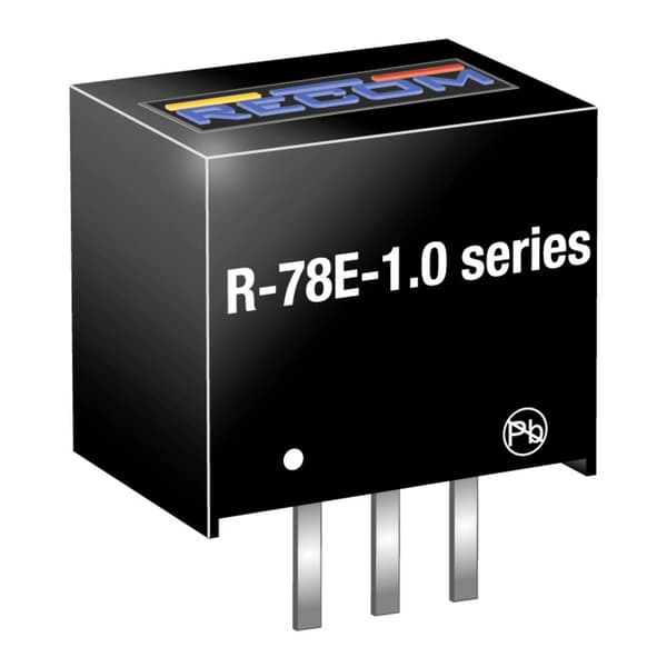 RECOM R-78E12-1.0/X9 DC/DC-omvandlare 12 V 1 A 12 W Innehåll 1 st