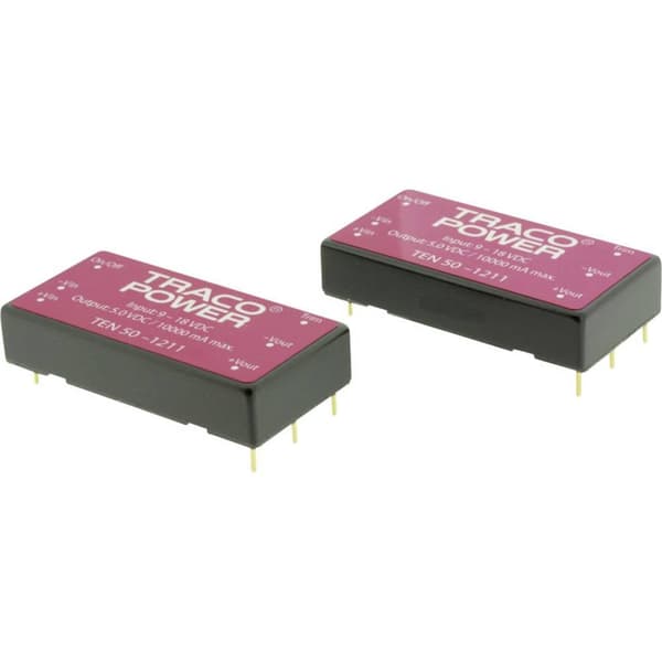 TracoPower DC/DC-omvandlare kretskort 24 V/DC 24 V/DC 2.08 A 50 W Antal utgångar: 1 x Innehåll 10 st