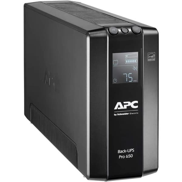APC BR650MI strömskydd (UPS) Linjeinteraktiv 0,65 kVA 390 W 6 AC-utgångar Svart