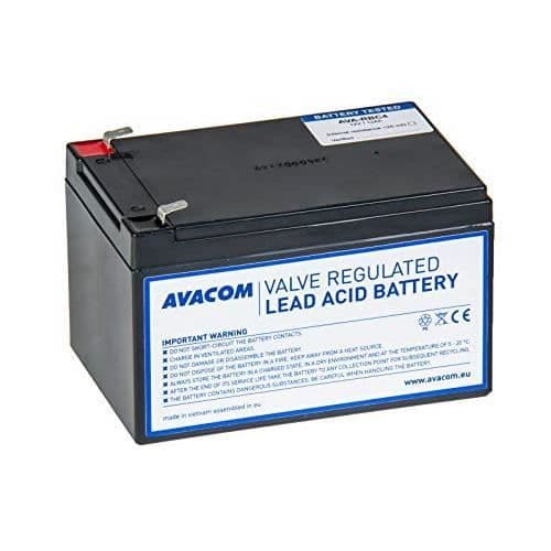 Avacom Ava RBC4 Ersättning för RBC4 UPS-batteri Svart