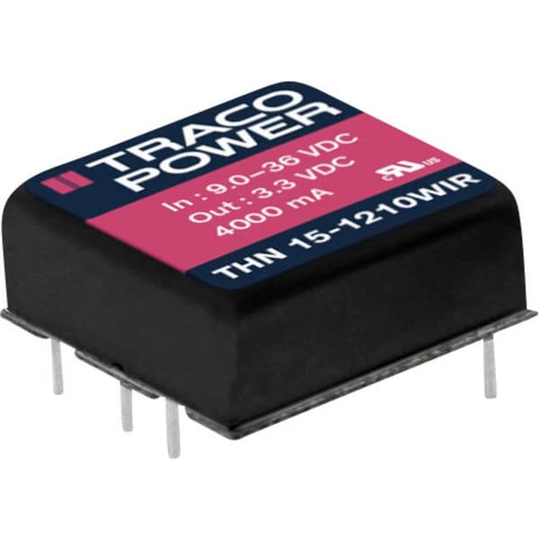 TracoPower DC/DC-omvandlare kretskort 24 V/DC +24 V/DC, -24 V/DC 315 mA 15 W Antal utgångar: 2 x Innehåll 10 st