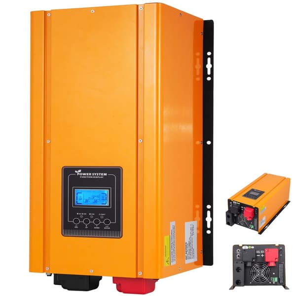3KW DC 12V till AC 230V multifunktionell ren sinusvåg strömriktare med inbyggd batteriladdare, flera skydd, bred applikation