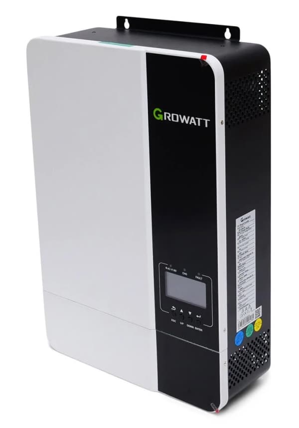 Growatt SPF 5000ES měnič k fotovoltaice 5kW 48V