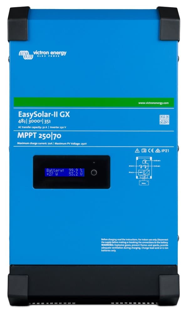 Victron EasySolar-II 48/3000/35-32 MPPT 250/70 GX Hybridní solární jednotka
