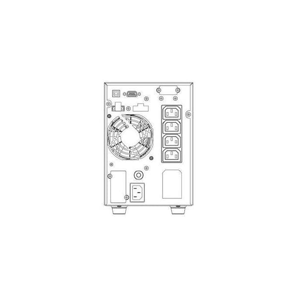 Atlantis A03-OP1502P Pro UPS Online Continuity Group Server Dubbelkonvertering Pure Sine Wave 1500VA 1350W, Tower, L-skärm