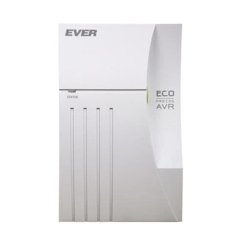 UPS - EVER - ECO PRO 1000 AVR CDS - 1 kVA - 650 W - 2 AC-utgångar