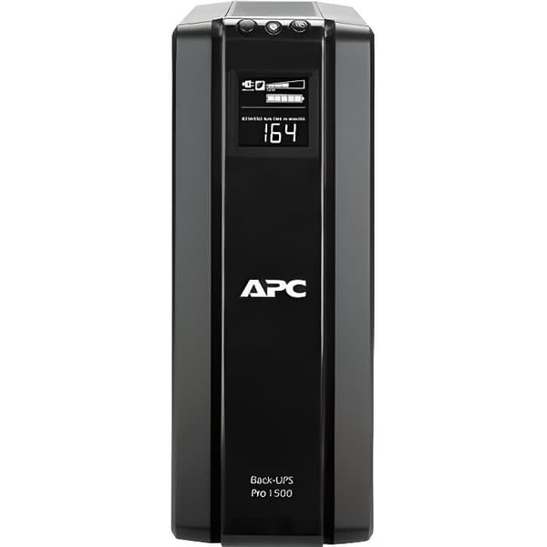 APC Interactive line UPS från Schneider Electric Back-UPS Pro - 1,50 kVA/865 W - Torn - 8 H Laddning - 3 minuter- USED Svart