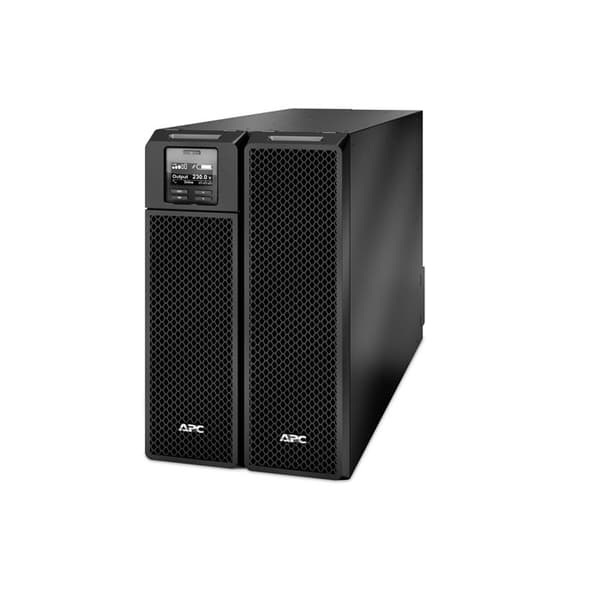 UPS - APC - smart-ups SRT 8000VA - 8000 VA - Överspänningsskydd - Backup strömförsörjning- USED Svart