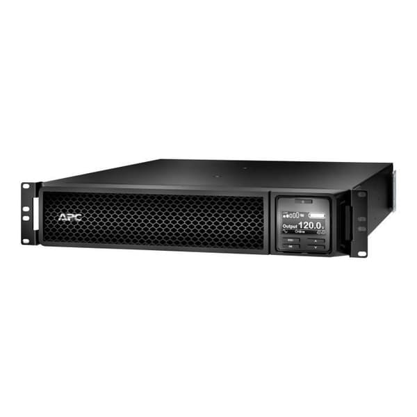 APC Smart-UPS SRT 3000VA RM UPS (rackmonterbar) AC 120 V 2700 Watt 3000 VA Blysyra RS-232, USB-utgångskontakter...- USED Svart
