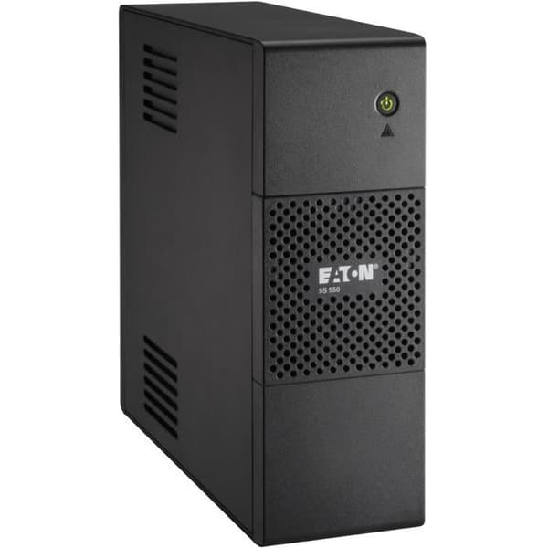 Tower UPS - Eaton - 5S - Line-Interactive UPS - 550VA - 4 IEC 10A-uttag - Överspänningsskydd - USB-port - 5S500I Svart