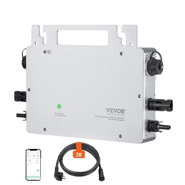 Aurinkoenergian verkkoon kytketty invertteri, 800W tehon ulostulo, IP65 vedenpitävä, 800W ip65