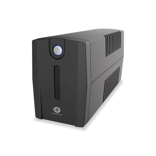 Avbrottsfri strömförsörjning - CONCEPTRONIC - ZEUS01ES - 650 VA - Typ F - Kompakt Svart