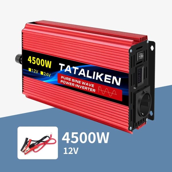 Inverter, Ren Sinus Bølge, Bil Mikro Inverter, 12V 1600W 50HZ EU