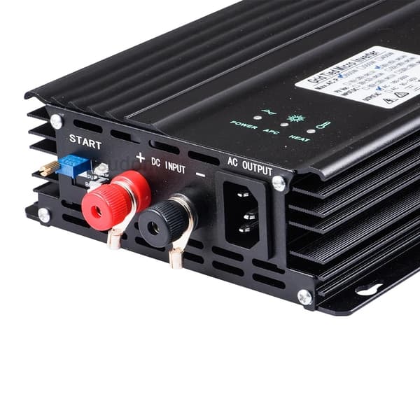 Solcelle Grid Tie Inverter, Ren Sinus Bølge, Auto-Frekvens 50/60Hz, 500-600W Output, 500W, 220-240V vekselstrøm 50HZ60HZ, PV 16-28V(12V BAT)