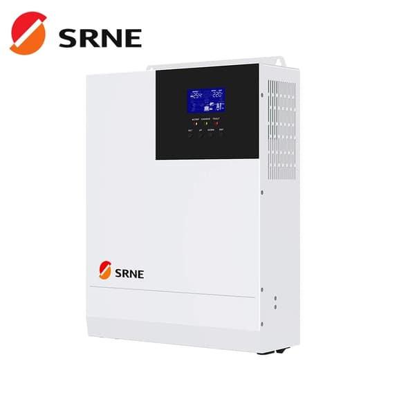 Hybrid Solcelle Inverter 3300W, Ren Sinus Bølge, MPPT 80A, Effektiv og Pålidelig,3300W, 24V, 220-240V